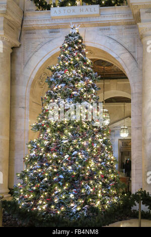 Urlaub Display, New York Public Library, New York, USA Stockfoto