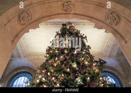 Urlaub Display, New York Public Library, New York, USA Stockfoto