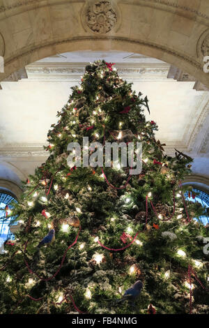 Urlaub Display, New York Public Library, New York, USA Stockfoto