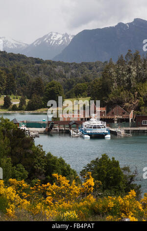 See Nahuel Huapi, Parque Nacional Nahuel Huapi Nationalpark, See-Region, in der Nähe von Bariloche, Patagonien, Argentinien, Südamerika Stockfoto