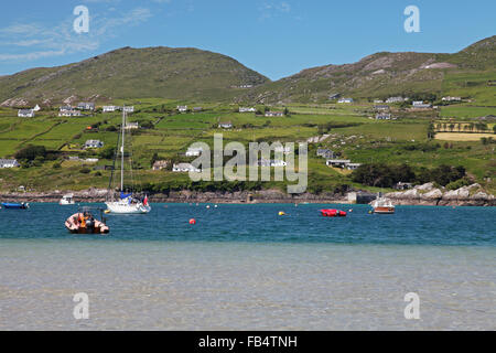 Derrynane Bay in der Nähe von Caherdaniel am Ring of Kerry, County Kerry, Irland Stockfoto