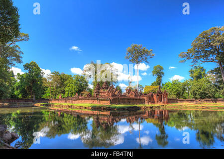 Banteay Srei oder Lady Tempel in Siem Reap, Kambodscha Stockfoto