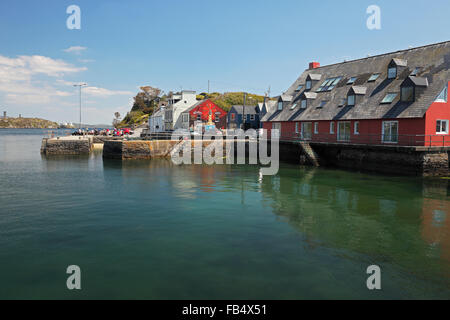 Pier in Crookhaven Ferien resort an der Crookhaven Bay auf Mizen Halbinsel, County Cork, Irland Stockfoto