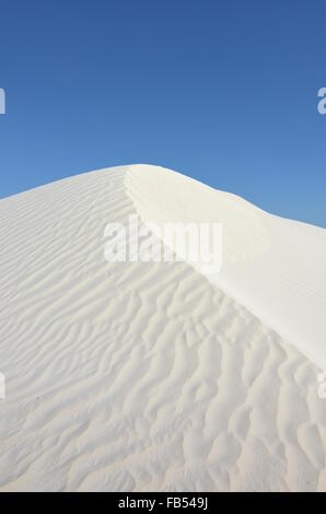 Weiße Sanddüne im Nambung National Park, Western Australia Stockfoto