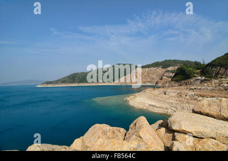 Blick von der Geo-Trail, High Island Reservoir, Sai Kung, Hong Kong Stockfoto