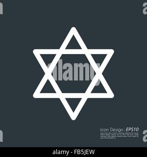 Vektor-Illustration von Stern-Symbol. Stock Vektor