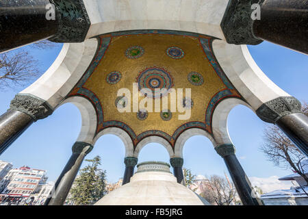 Deutscher Brunnen in Sultan Ahmet-Platz, Istanbul, Türkei Stockfoto