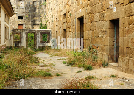 Burg von San Felipe. Ria de Ferrol, Mugardos, Galicien, Spanien Stockfoto