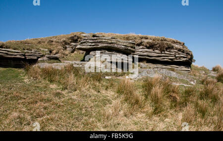 Die anderen Hound Tor auf Dartmoor, etwa einen Kilometer östlich von Steeperton Tor Stockfoto