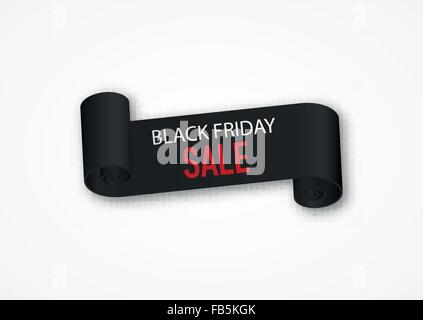 Vektor-Illustration Black Friday Rabatte Stock Vektor