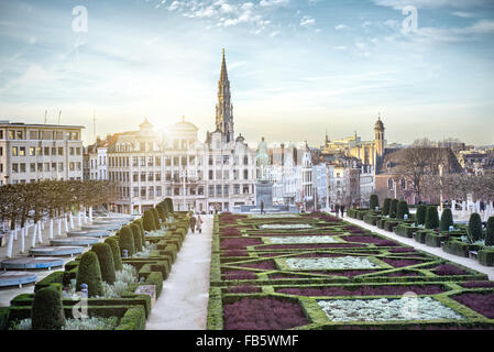 Monts des Arts in Brüssel, Belgien Stockfoto