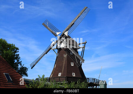 Lemkenhafen Mill (heute Museum) Insel Fehmarn, Ostseeküste, Schleswig-Holstein, Deutschland Stockfoto