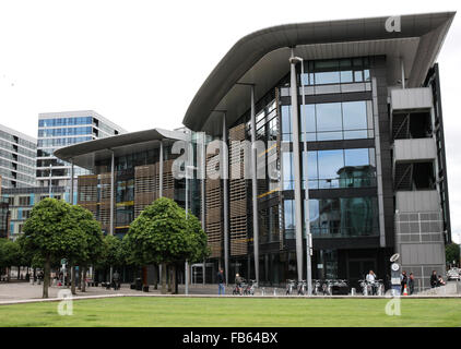 Büros in Lanyon Ort im Bereich Laganside von Belfast. Stockfoto