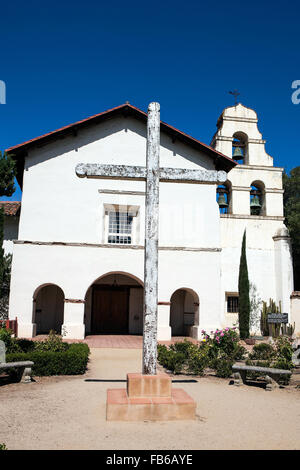 Mission San Juan Bautista, San Juan Bautista, California, Vereinigte Staaten von Amerika Stockfoto