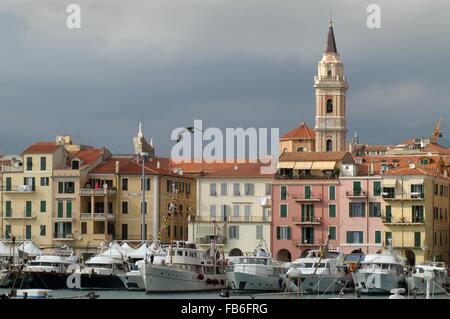 Italien, Ligurien, die Stadt von Imperia Stockfoto