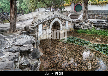 Sommerpalast-Brücke, Peking, China Stockfoto