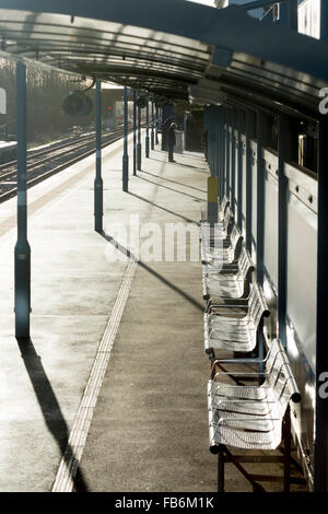 Maasmechelen Village Bahnhof, Oxfordshire, Vereinigtes Königreich Stockfoto