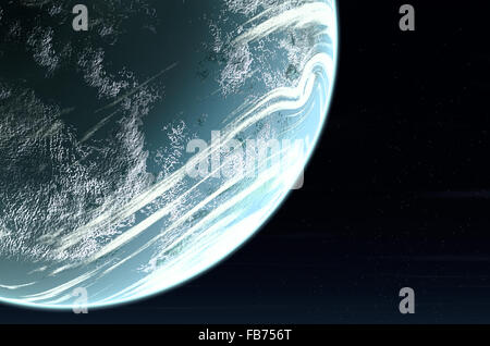 Planeten hautnah Stockfoto