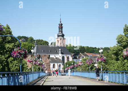 Alte Brücke in Saarbrücken Stockfoto