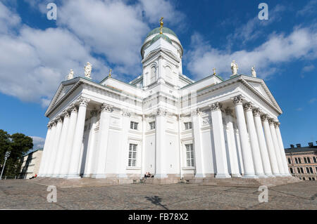 Dom von Helsinki, Senatsplatz. Kruununhaka, Helsinki, Finnland Stockfoto