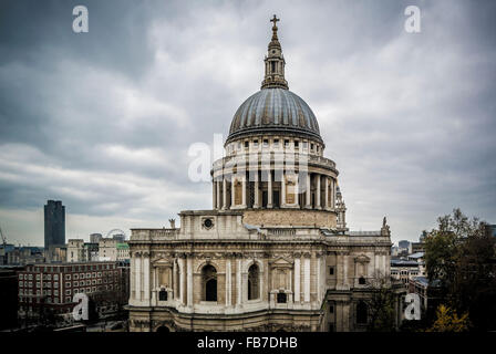 St. Pauls Cathedral betrachtet von One New Change, London, UK. Stockfoto
