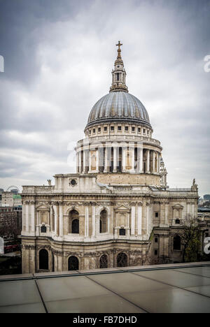 St. Pauls Cathedral betrachtet von One New Change, London, UK. Stockfoto