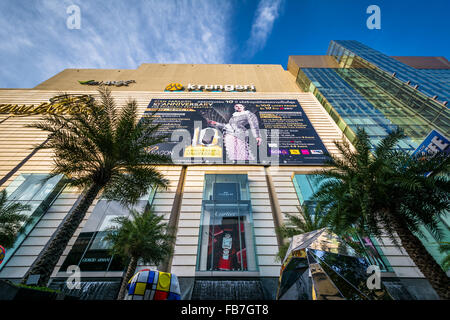 Das Exterieur des Siam Paragon, in Bangkok, Thailand. Stockfoto