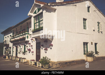 typisches Bild in der andalusischen Provinz Málaga, Spanien Stockfoto