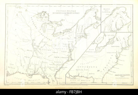 Geschichte der Vereinigten Staaten von Amerika:... in die heutige Zeit. [Gezeichnet von Hinton Geschichte, Holmes' "Annalen", etc.] Von T. P. Shaffner [unterstützt von C. Ball? und andere]. Illustriert mit Stahlstichen,... Karten, etc. " Stockfoto