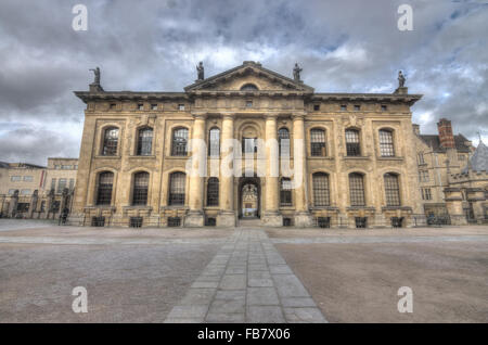 Clarendon Gebäude, Universität Oxford Stockfoto