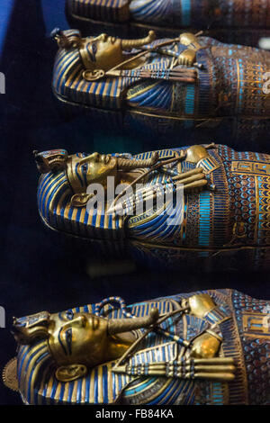aus dem Grab des Tutanchamun im ägyptischen Museum, Kairo, Ägypten Stockfoto