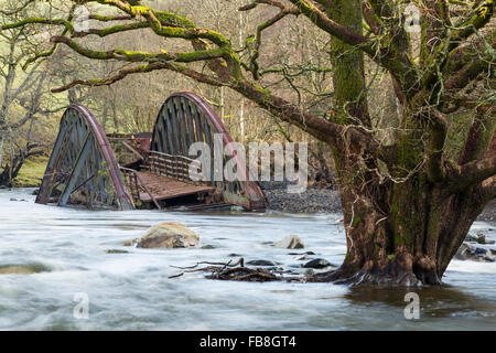 Am Samstag, 5. Dezember 2015, Sturm Desmond stürzte in das Vereinigte Königreich, Herstellung von Großbritanniens höchsten je 24 Stunden Niederschläge insgesamt 341. Stockfoto