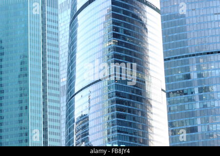 Bild von Wolkenkratzern Business Zentrum von Moskau, Moskau, Russland Stockfoto