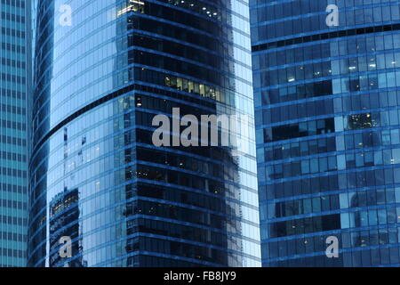 Bild von Wolkenkratzern Business Zentrum von Moskau, Moskau, Russland Stockfoto
