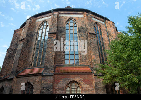 Nikolai-Kirche, St. Nikolaikirche, Nikolaiviertel, Berlin, Brandenburg, Deutschland Stockfoto