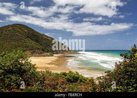 Küstenlandschaft in der Nähe von Lorne an der Great Ocean Road, Victoria, Australien. Stockfoto