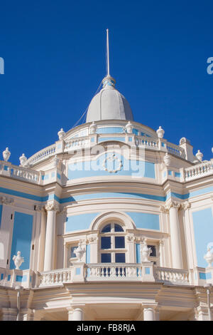 Katalnaya Gorka (Achterbahn) Pavillon, Oranienbaum, St Petersburg, Russland Stockfoto