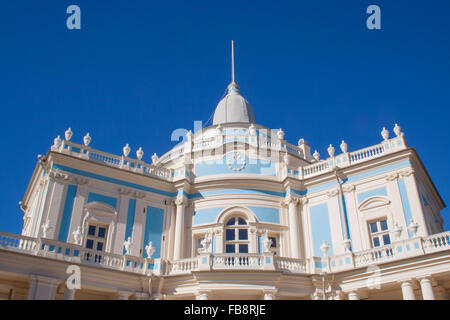 Katalnaya Gorka (Achterbahn) Pavillon, Oranienbaum, St Petersburg, Russland Stockfoto