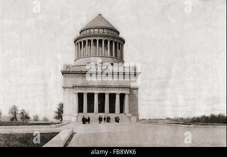 General Ulysses S. Grant Grab, Manhattan, New York City, Vereinigte Staaten von Amerika im 19. Jahrhundert.  General Ulysses S. Grant, 1822 – 1885. 18. Präsident der Vereinigten Staaten. Stockfoto