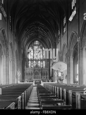 Dreifaltigkeitskirche, Innenansicht, New York City, USA, ca. 1907 Stockfoto