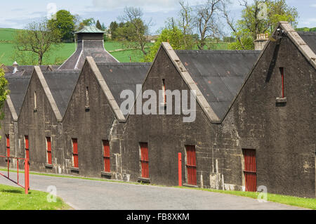 GlenDronach Distillery, in der Nähe von Huntly - Aberdeenshire, Schottland. Stockfoto