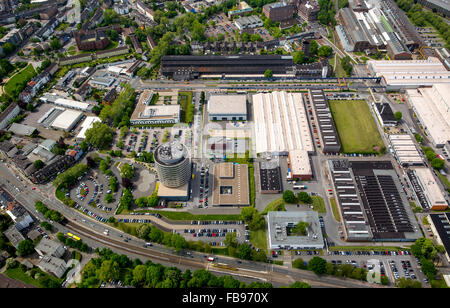 Luftaufnahme, Siemens AG Technologie Park Mülheim, Mülheim an der Ruhr, Ruhrgebiet, Nordrhein-Westfalen, Deutschland, Europa, Antenne Stockfoto