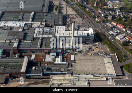 Luftaufnahme, der Abriss des Opel-Werks in Bochum 1, Ruhr Gebiet Bochum, Deutschland, Europa, Luftbild begonnen hat, Stockfoto
