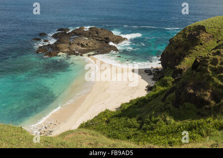 Einsamen Strand in der Nähe von Tanjung Aan I Lombok I Indonesien Stockfoto