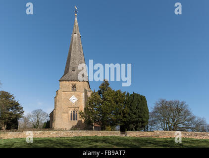 Anglikanische Pfarrkirche St. Peter Scorton Stockfoto