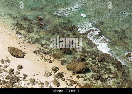 Einsamen Strand in der Nähe von Tanjung Aan I Lombok I Indonesien Stockfoto