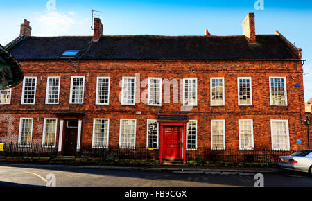 Mittelalterliche Reste unterstreichen die Marktgemeinde Tenbury Wells, Worcestershire, UK Stockfoto