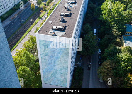 Wohnhaus im ehemaligen Ostberlin, Deutschland Stockfoto