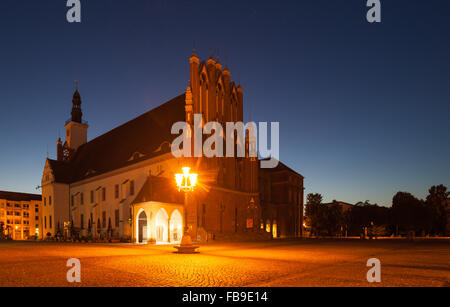 Rathaus und Museum Junge Kunst, Frankfurt (Oder), Deutschland Stockfoto