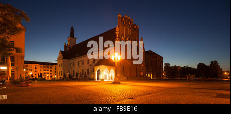 Rathaus und Museum Junge Kunst, Frankfurt (Oder), Deutschland Stockfoto